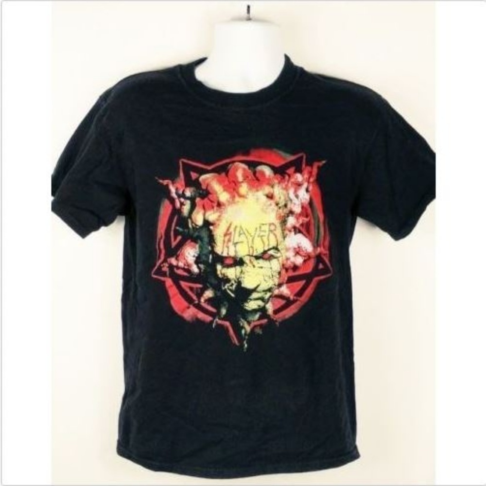 Slayer Men's T Shirt Medium Vintage 90s Graphic